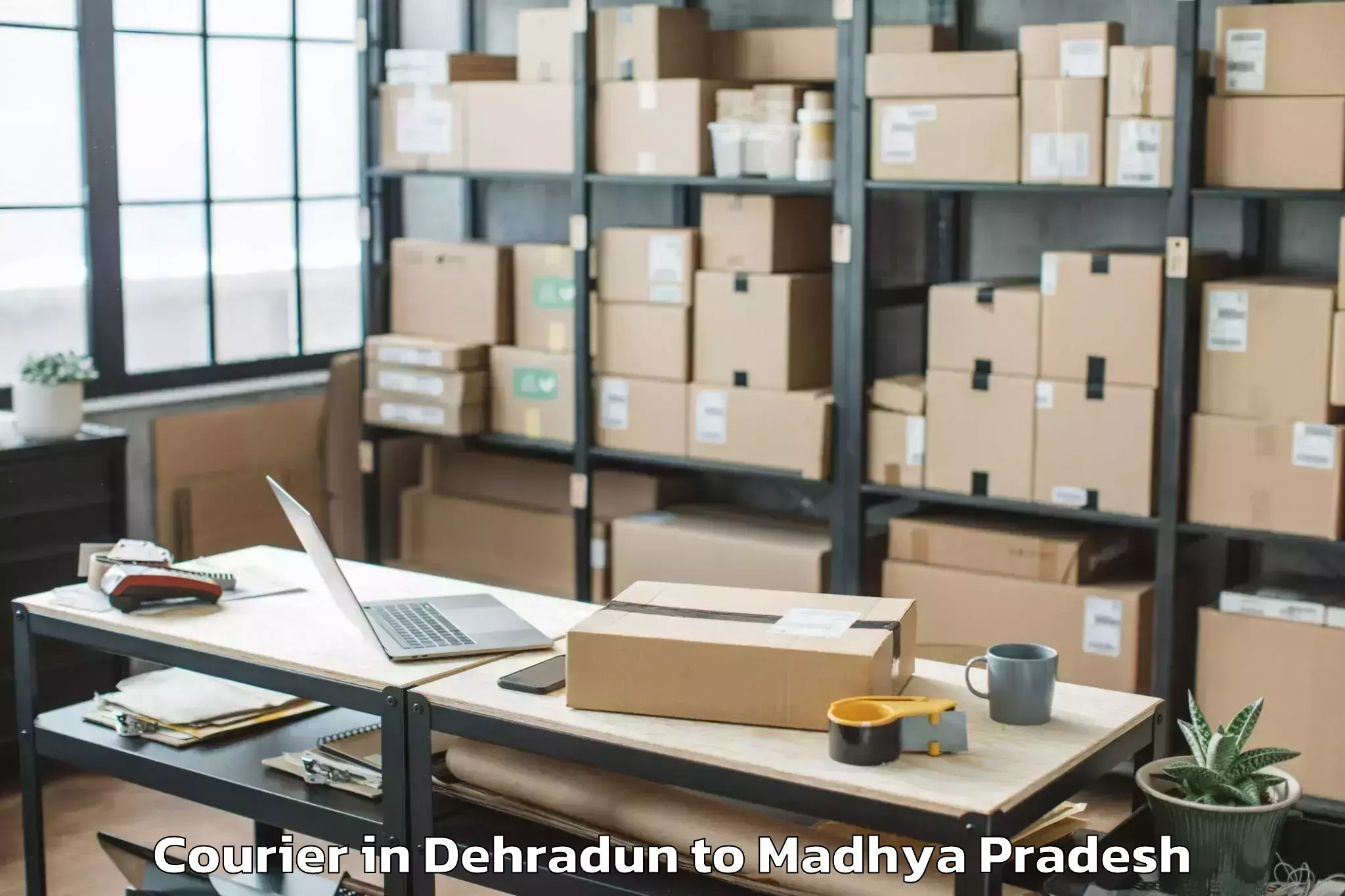 Book Dehradun to Jabera Courier Online